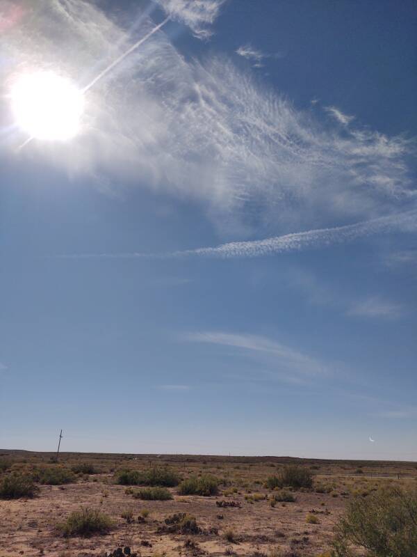 Partially eclipsed Sun between third and fourth contact.