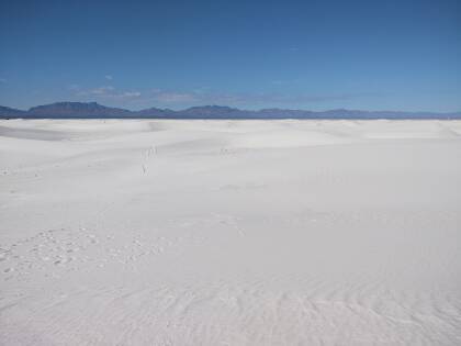 White Sands National Park near Alamogordo, New Mexico.
