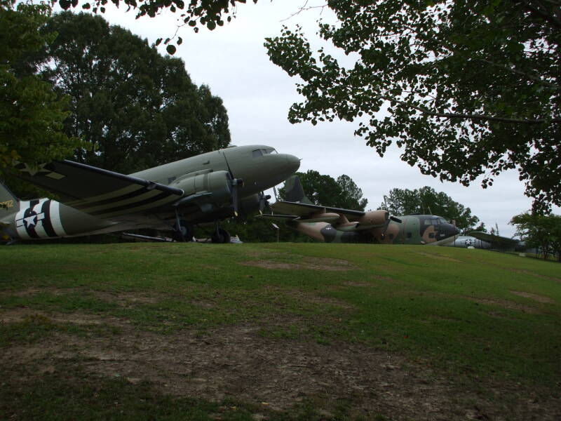 C-47 and C-123 at the 82nd Airborne Museum.