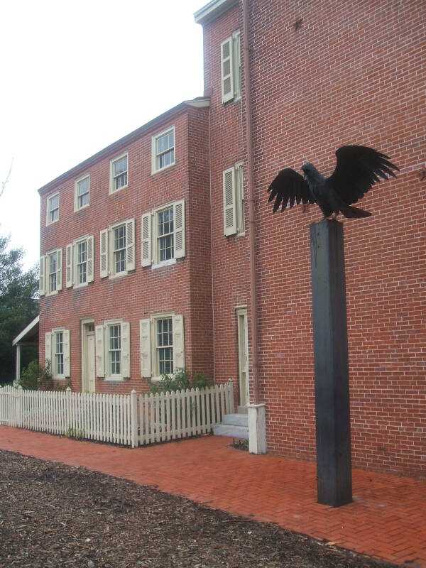 Edgar Allan Poe's home in Philadelphia.