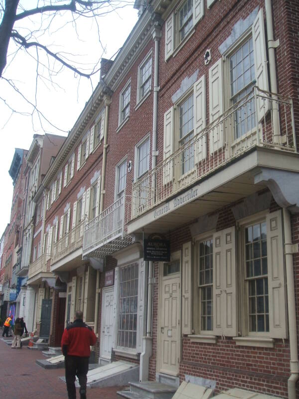 Ben Franklin's post office.