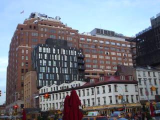 111 Eighth Avenue is a Google-owned carrier hotel, a major Internet infrastructure in New York's Chelsea district.