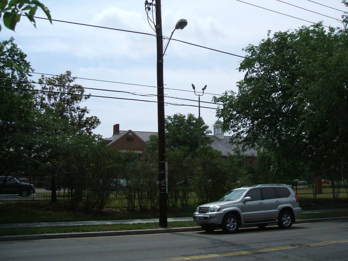 1940s era colonial-style buildings at the Naval Security Station.