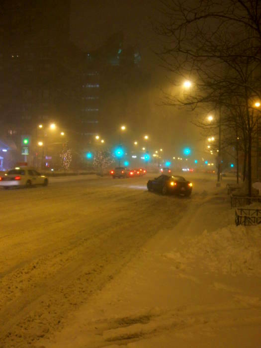 Chicago snowstorm.