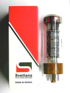 Svetlana EL34 vacuum tube.