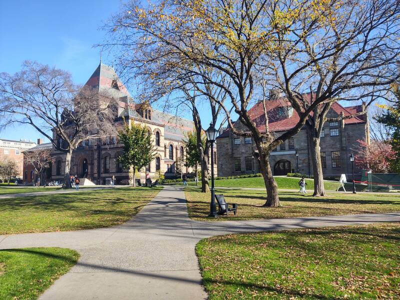 Brown University campus.