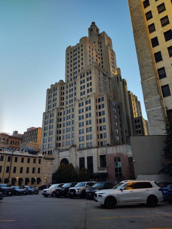 Industrial Trust Building, or the 'Superman Building', in Providence, Rhode Island.