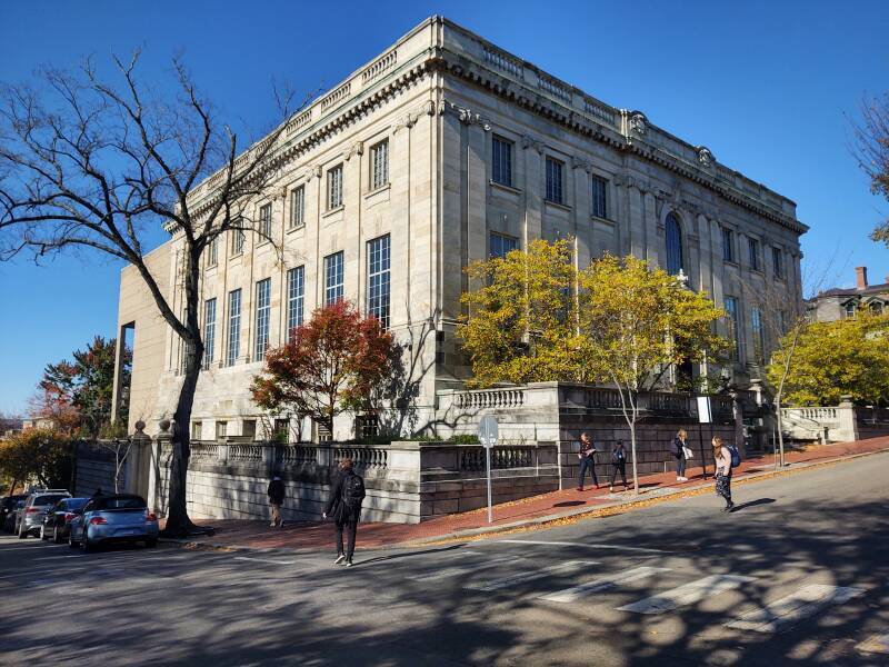 John Hay Library at Brown University.