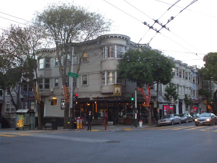 Magnolia brewpub at Haight and Mission.  Haight Street, between its west end at Golden Gate Park and Mission Street.