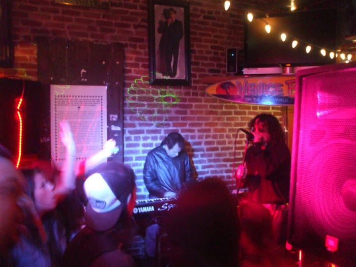 Peace Frog, a Doors tribute band, performs at the Venice Bistro.