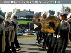 Video: The Purdue Marching Band at the WSHTA Tailgate.